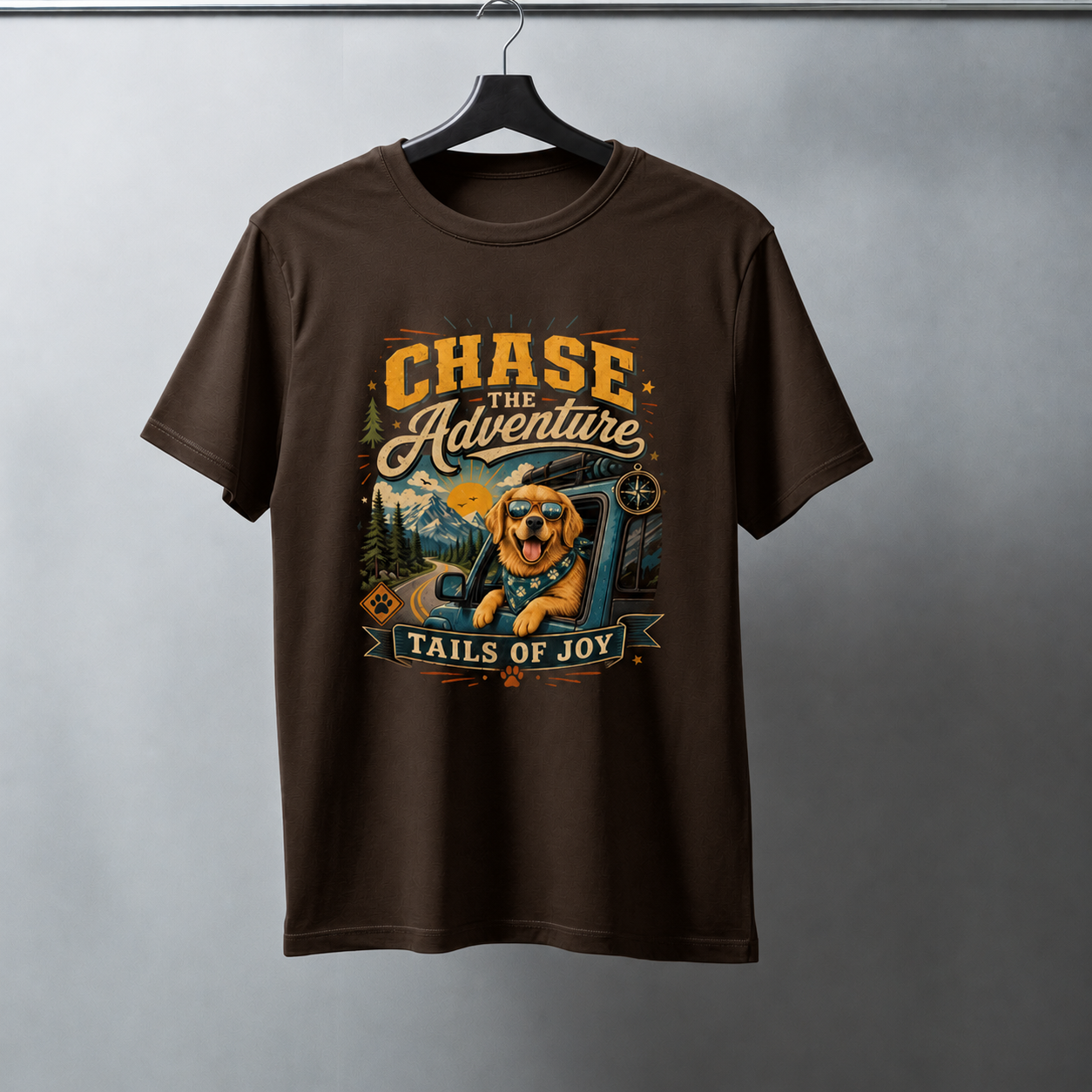 Chase the Adventure, Tails of Joy Classic Tee | Auralith