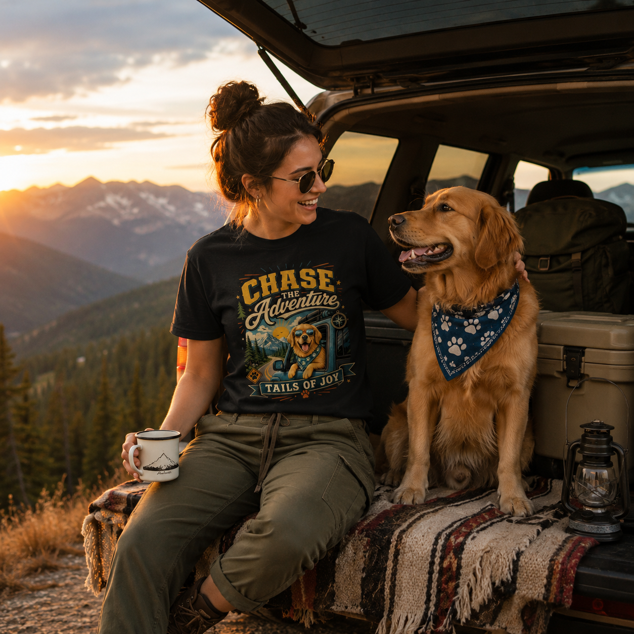 Chase the Adventure, Tails of Joy Classic Tee | Auralith