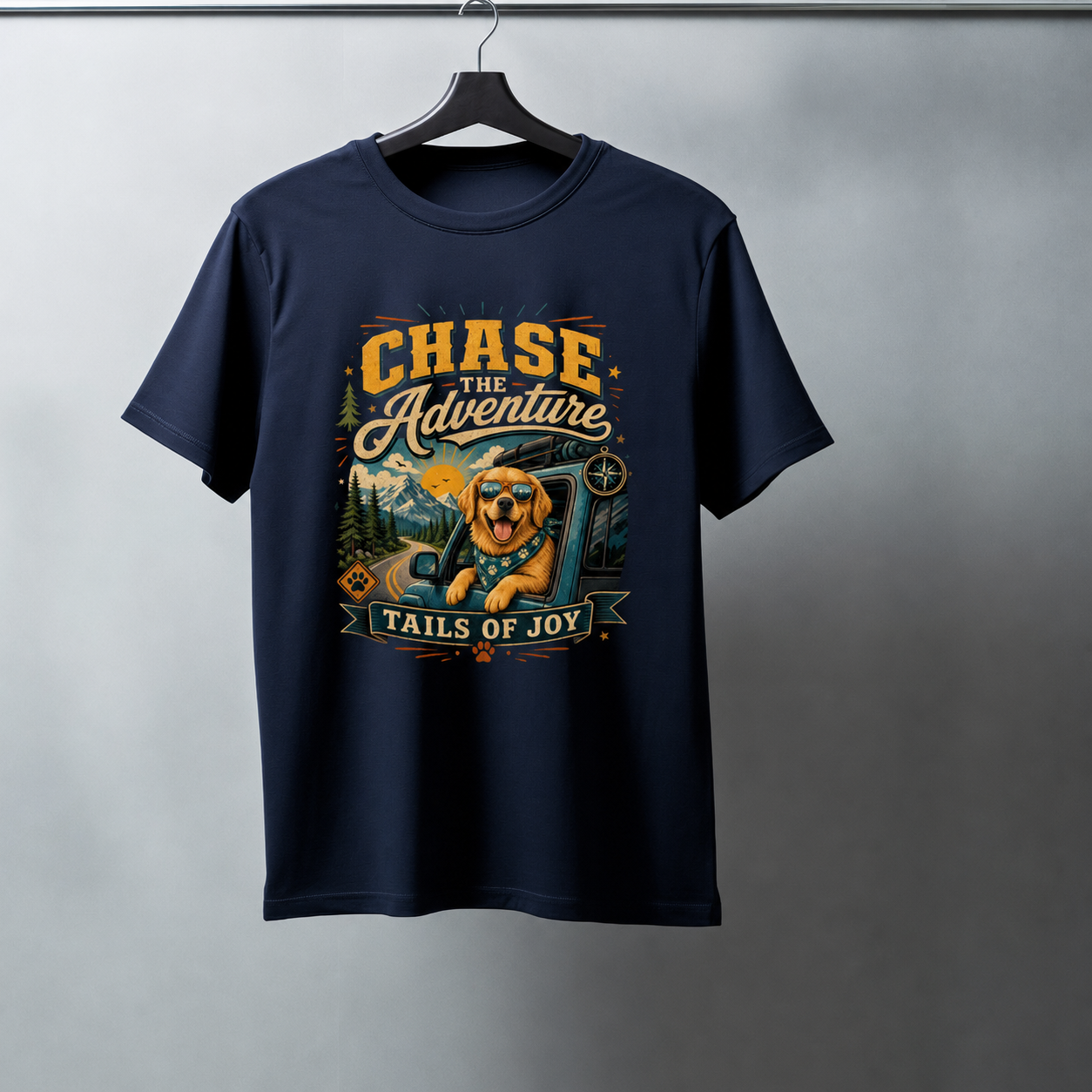 Chase the Adventure, Tails of Joy Classic Tee | Auralith