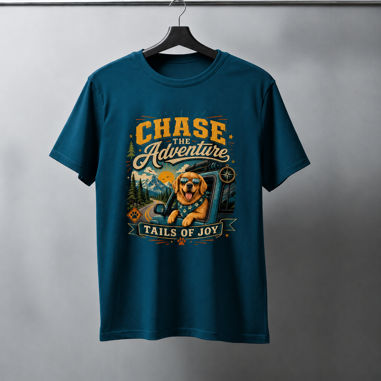 Chase the Adventure, Tails of Joy Classic Tee | Auralith