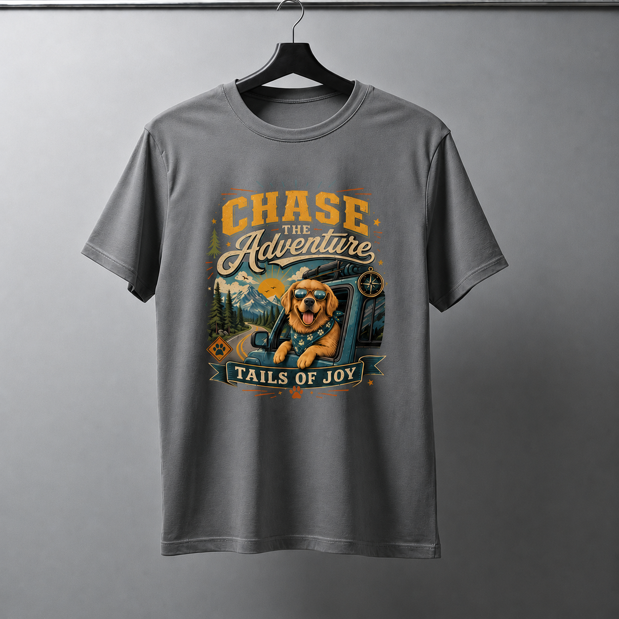 Chase the Adventure, Tails of Joy Classic Tee | Auralith