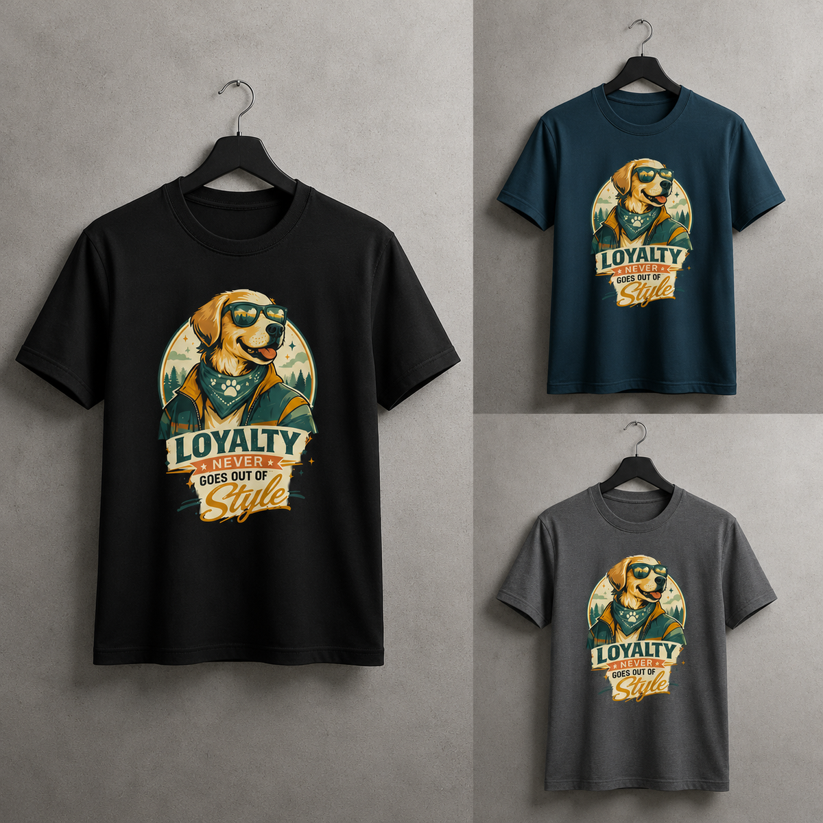 🐾 Loyalty Never Goes Out Of Style Premium Dog Lover T-Shirt | Auralith