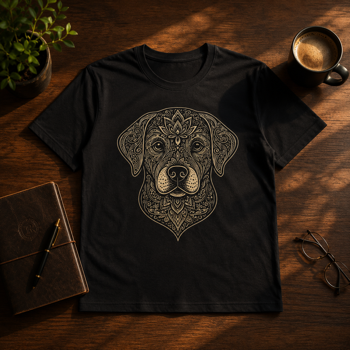 Mandala Labrador Retriever T-Shirt | Auralith