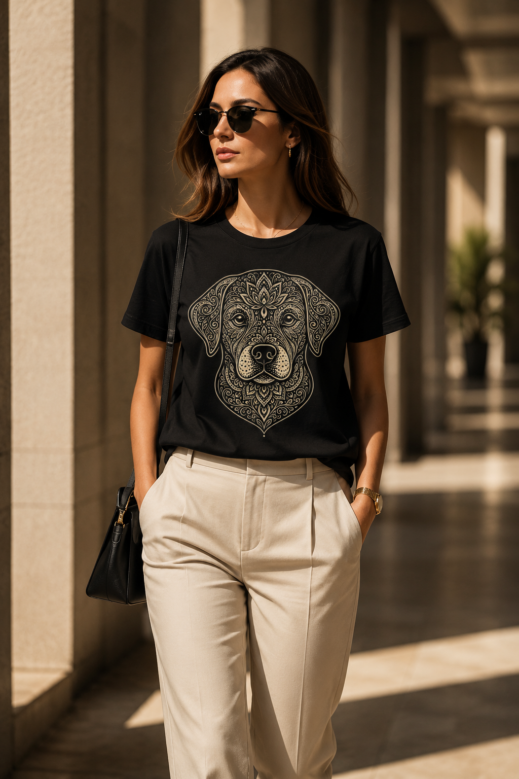 Mandala Labrador Retriever T-Shirt | Auralith