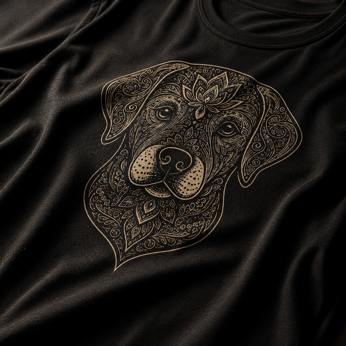 Mandala Labrador Retriever T-Shirt | Auralith