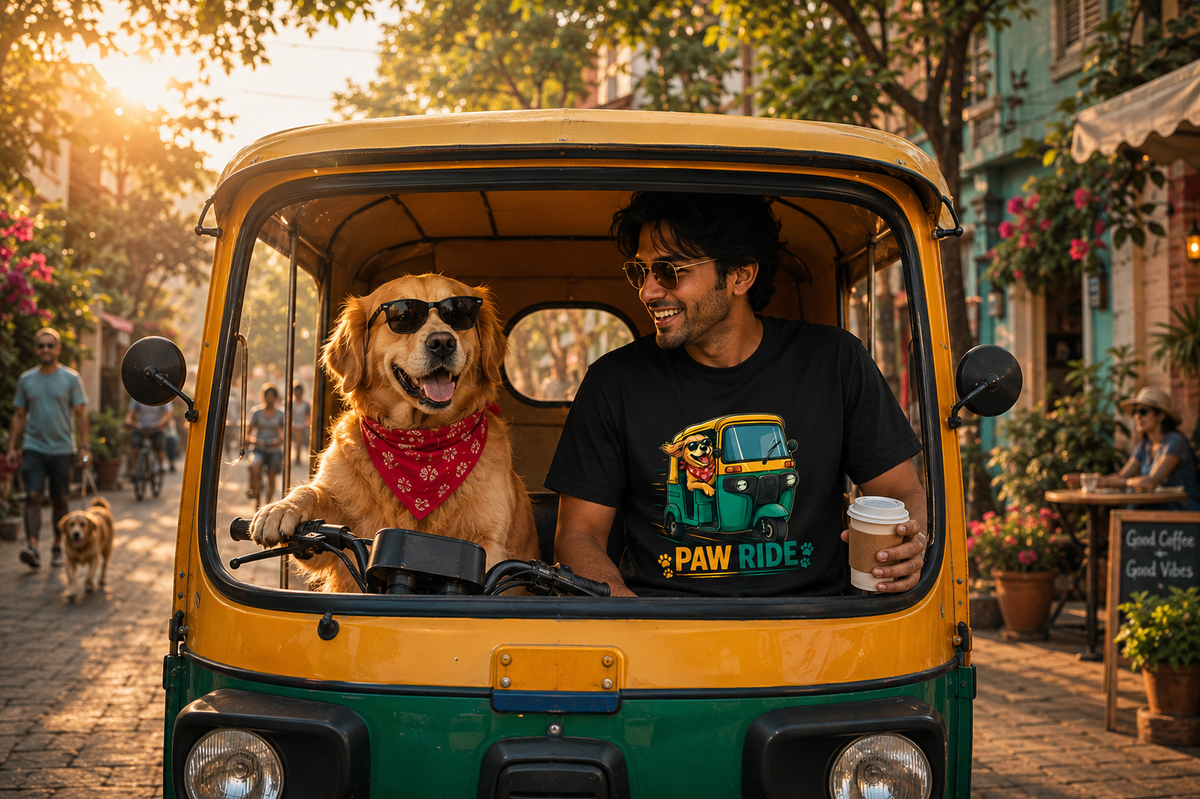 Paw Ride T-Shirt | Auralith