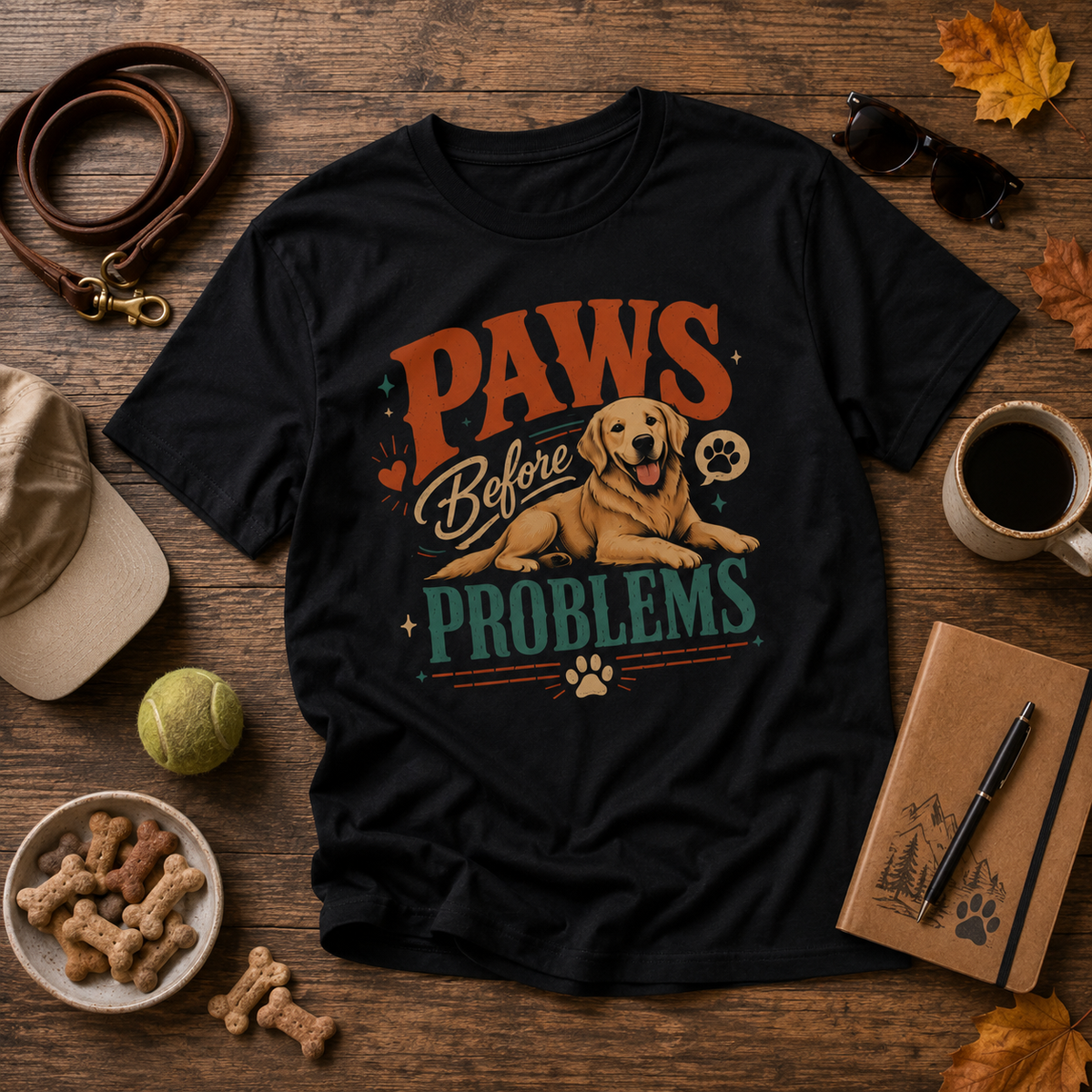 Paws Before Problems T-Shirt | Auralith