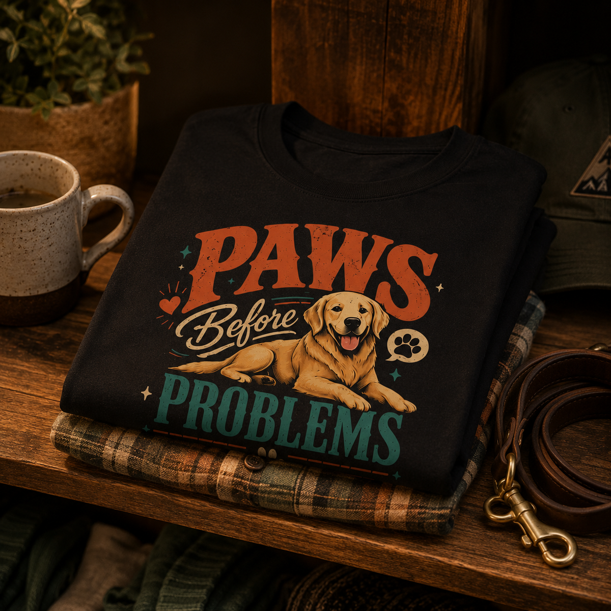 Paws Before Problems T-Shirt | Auralith