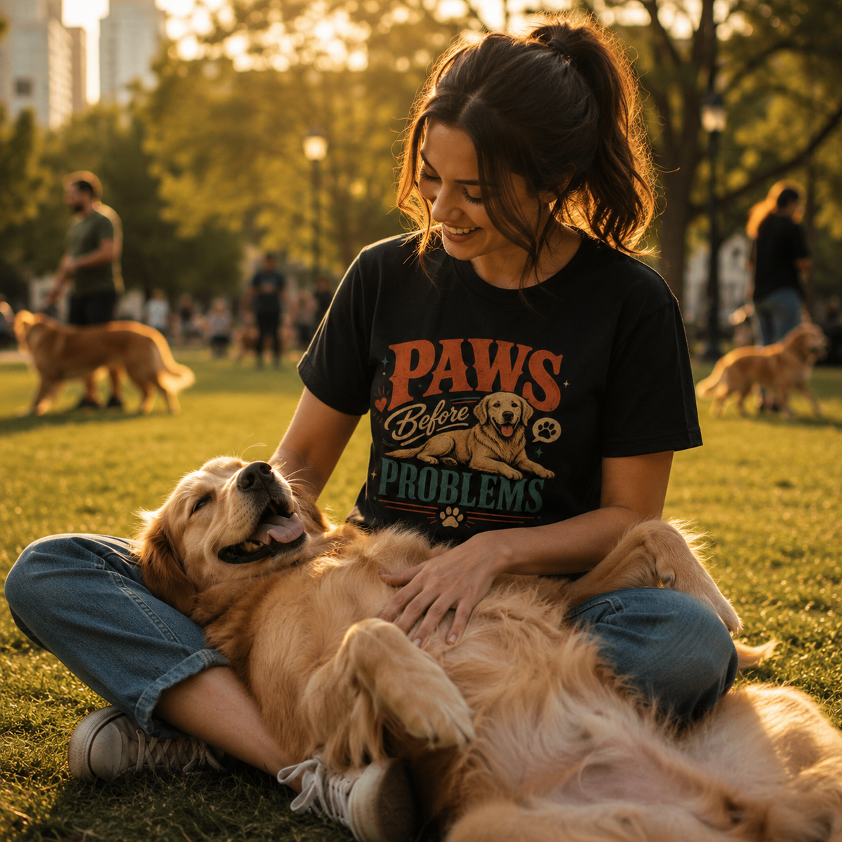 Paws Before Problems T-Shirt | Auralith
