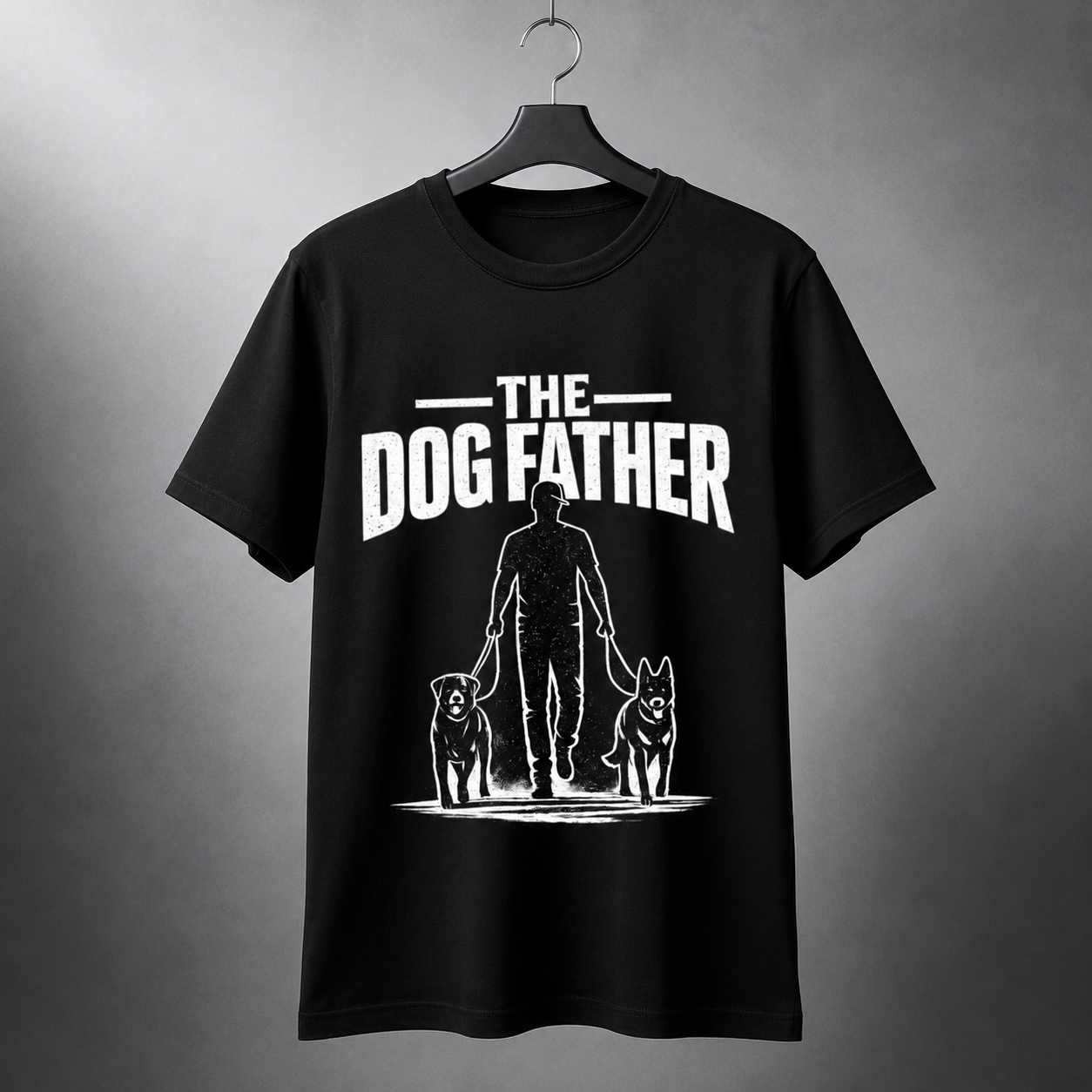 The Dog Father T-Shirt | Premium Dog Dad Graphic Tee for Pet Lovers | Auralith